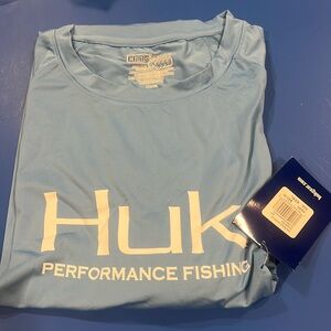 Huk pursuit vented long sleeve sun protection